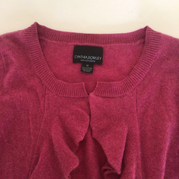 CYNTHIA ROWLEY CASHMERE SWEATER SIZE MEDIUM NWT - Picture 4 of 9